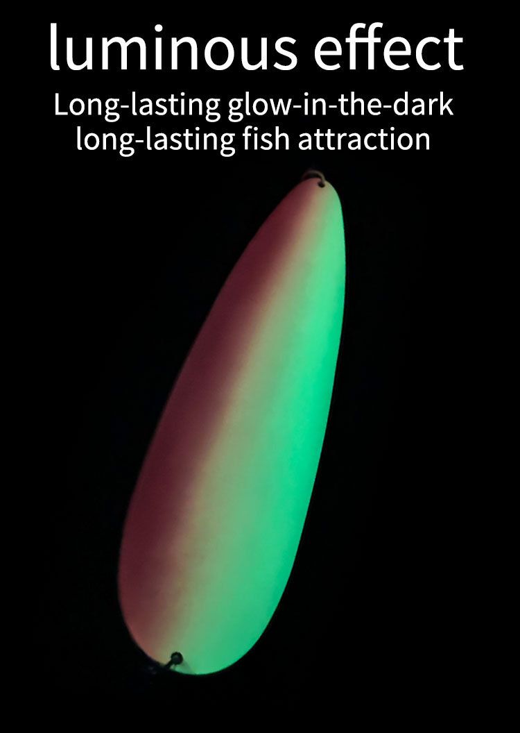 New 11" Sequin Metal Vibrating Fish Bait Striped Bass Fishing Spoon Lure_voghion.com