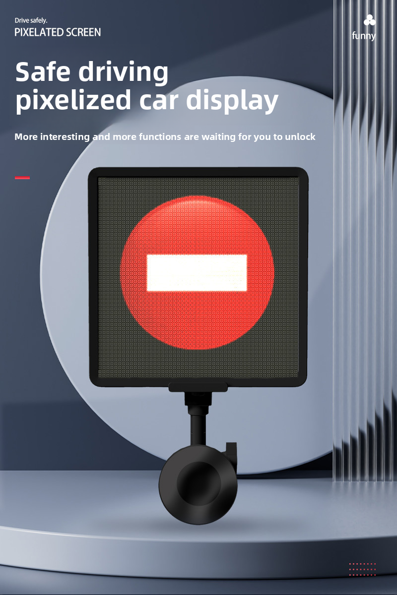Window Expression APP Bluetooth Car Pixel Animation Screen Rear Windshield LED Display_voghion.com