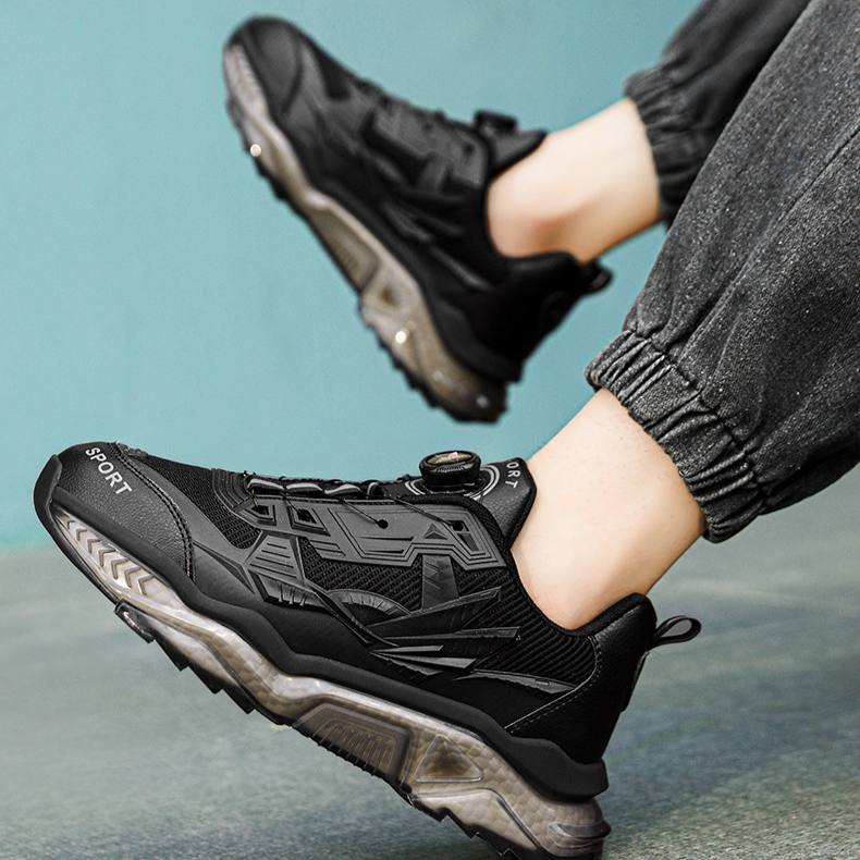 Frühling und Winter Herrenschuhe Herbst Drehknopf Torre Schuhe Trendy Teenager Mittelschüler Keine Schnürsenkel Sneaker_voghion.com