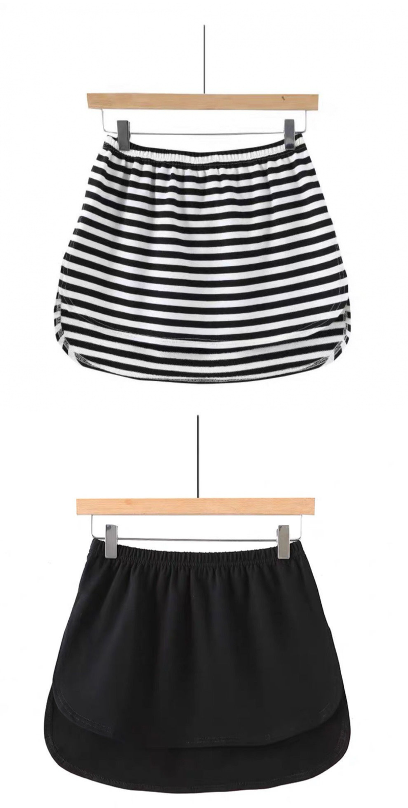Detachable Women's Skirts Half Slips Stretch Shirt Irregular Tail Hem Inner Skirt Ladies Underdress Petticoat Underskirt_voghion.com