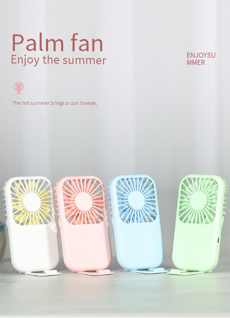 Portable Mini Pocket Fan - USB Rechargeable 3-Speed Adjustable Ultra-Lightweight Personal Cooling Fan For Outdoor Travel & Office Use_voghion.com