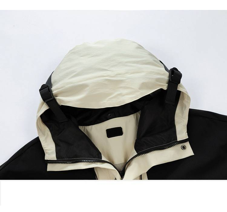 3-in-1-Wasserdichte Jacke mit individuellem Logo – Unisex-Wander-Windjacke (Weiß/Schwarz/Khaki/Braun/Blau/Pink, S-4XL)_voghion.com