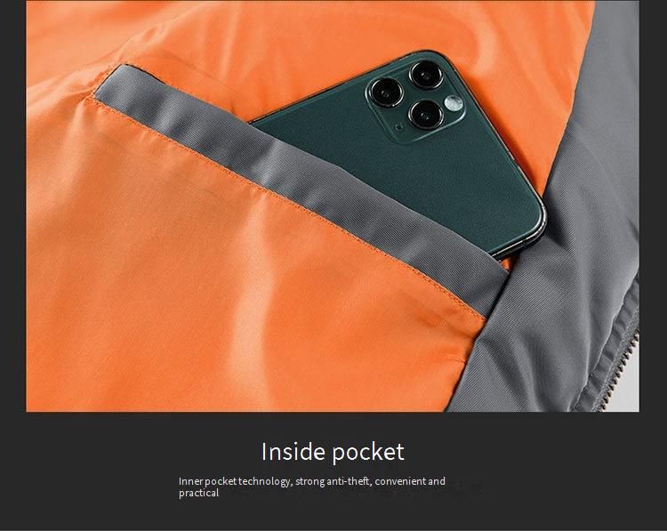 Men's Winter Bomber Jacket With Duck Down Filling, MA1 Flight Jacket Style, Slim Fit, Lightweight Warm Coat For Casual Wear (Green, Black, Gray)_voghion.com