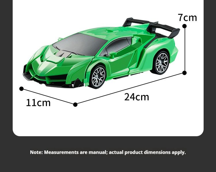 Çocuklar İçin Tek Tuşla Dönüşebilen, 2.4G Uzaktan Kumandalı Yarış Aracı, LED Işıklar ve 360° Dönebilen Şarj Edilebilir RC Polis Arabası Oyuncağı - Eğlenceli Elektrikli Oyuncak_voghion.com