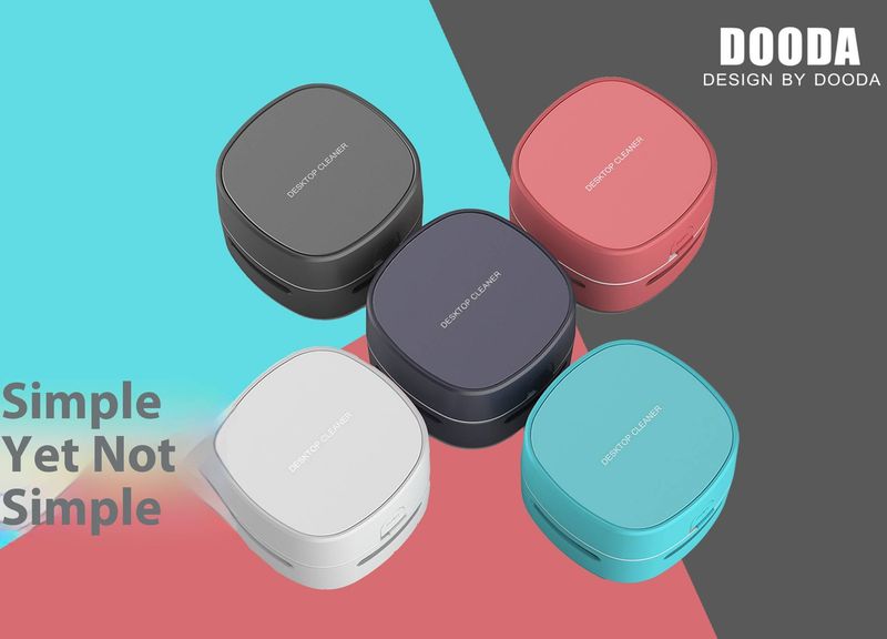 Portable Mini Desktop Vacuum Cleaner For Students - Handheld Keyboard Dust Cleaner, Compact Car & Home Use, USB Rechargeable, Lightweight_voghion.com