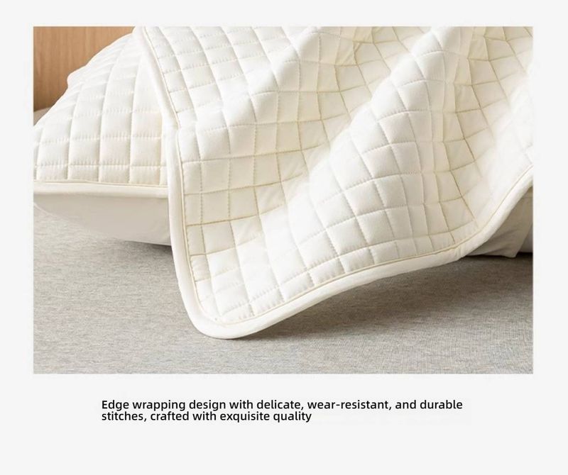 Kissenschutzbezug aus hochwertigem Polyester – atmungsaktiv und hypoallergen mit Reißverschluss/Hotelverschluss – Hotelstil (mehrere Farben und Muster)_voghion.com