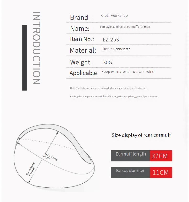 Paraorecchie invernali in pile da uomo: scaldaorecchie regolabili caldi e comodi per il freddo, design unisex, morbidi e accoglienti per le attività all'aperto_voghion.com