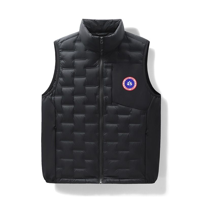 Unisex Lightweight Duck Down Vest For Outdoor & Casual Wear - 90% White Duck Feather Filling, Breathable & Comfortable_voghion.com