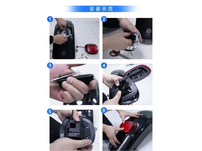 Luz trasera LED para Harley Softail Dyna Touring Sportster XL883 XL1200 1999-2022, luces de freno traseras para motocicleta, luz de circulación DRL_voghion.com
