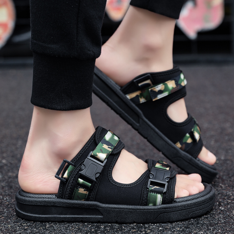 Herenschoenen Lage hak Sliders Sandalen Buitensporten Zomer Zomer Strandschoenen voor heren_voghion.com