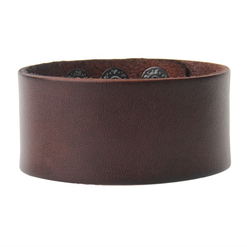 Bracciale rigido hip hop punk da strada, accessorio di moda semplice e ampio da uomo_voghion.com