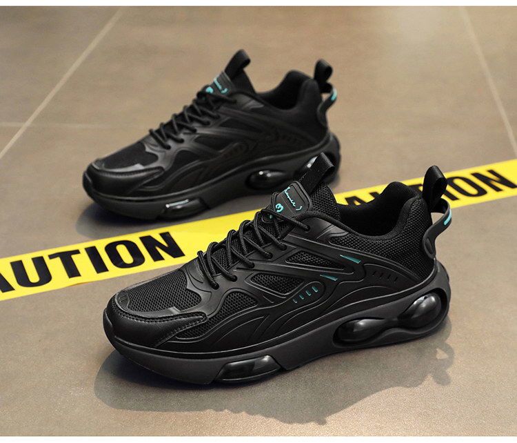 Modieuze Koreaanse vrijetijdsschoenen 2024 Lente Nieuwe Sport Luchtkussen Comfortabele en ademende hardloopschoenen voor heren_voghion.com