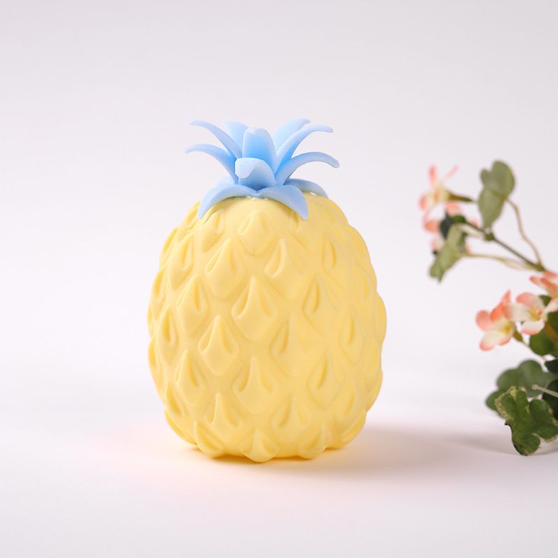 Foam Squishies TPR Decompression Toys New And Unique Decompression Ball Venting Pineapple Squeeze Fun Soft Rubber Pineapple Venting Ball_voghion.com
