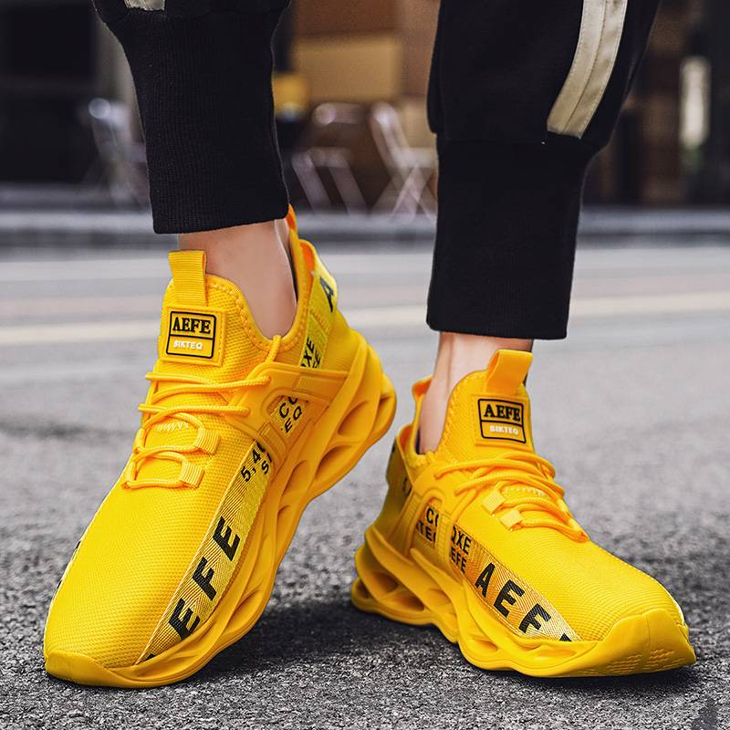 Nuevos zapatos casuales explosivos para deportes al aire libre, transpirables, ligeros, de talla grande, sin cordones, para correr_voghion.com