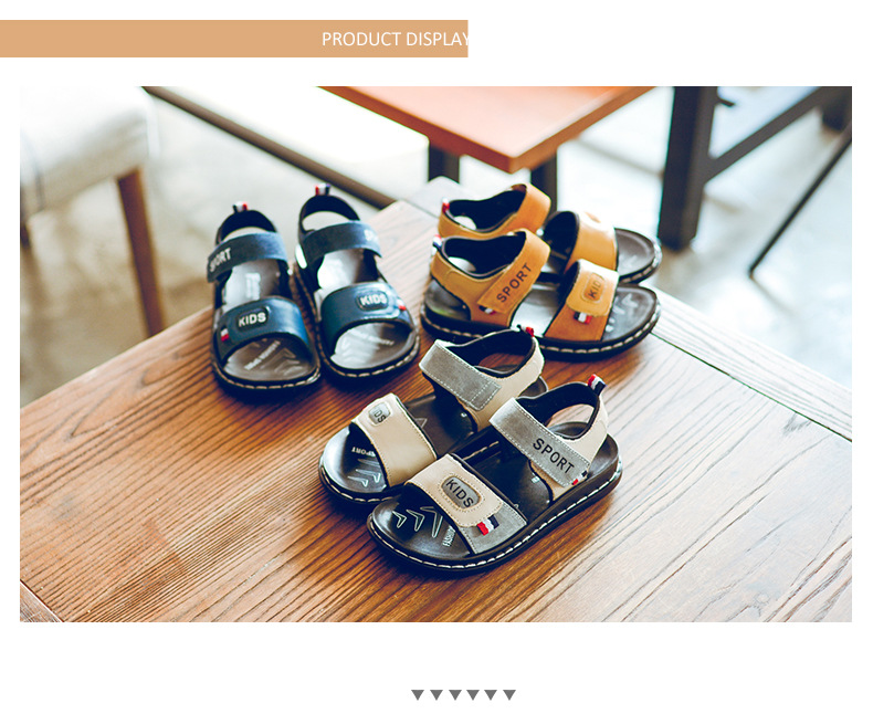 Mutter & Kinder Jungen Sandalen Sommer Klett Kinder Schuhe Mode lässig rindsleder jungen strand_voghion.com