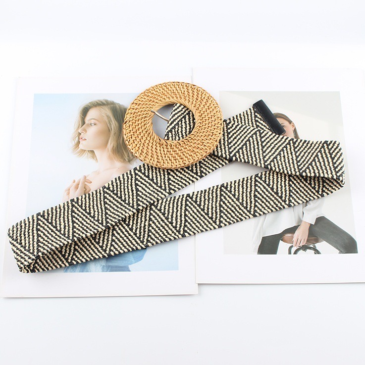 Bohemian joker kreis taste PP gras weben elastische bund_voghion.com