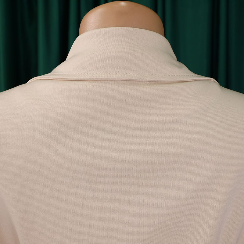 A-Linn Plisséiert Kleeder fir Fraen, erofgeknäppt V-Ausschnëtt, hallefärmeleg, elegant, zougeknäppt a mat Tailleriem, Fraekleeder, modest Summer, nei_voghion.com