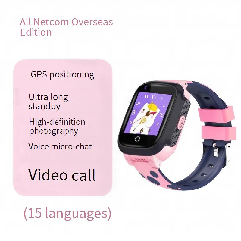 Moeder & Kinderen Telefoonhorloge Kinderpositioneringssmartwatch 5 Generaties 6 Meertalig horloge_voghion.com