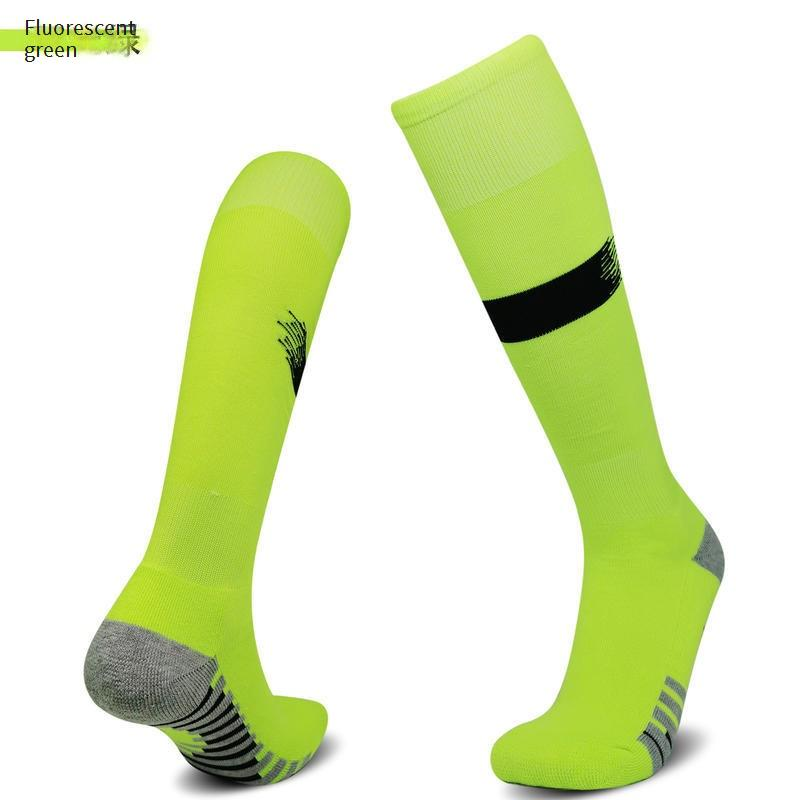 Asciugamano da calcio professionale lungo, fondo antiscivolo, assorbente per il sudore, per adulti, calzini alti spessi da uomo e da bambino_voghion.com