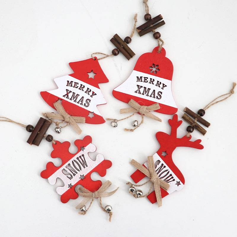 Decorazioni natalizie, renne, ornamenti in legno per l'albero di Natale, decorazioni per feste, appendini per porte e oggetti di scena per l'atmosfera_voghion.com