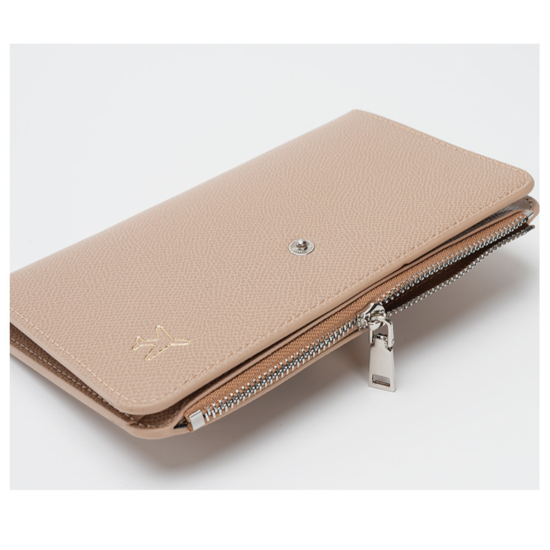 Porta carte Porta carte Porta biglietti RFID Antifurto Porta biglietti da visita in pelle PU Porta passaporto integrato Libretto identificativo portatile Motivo a croce_voghion.com