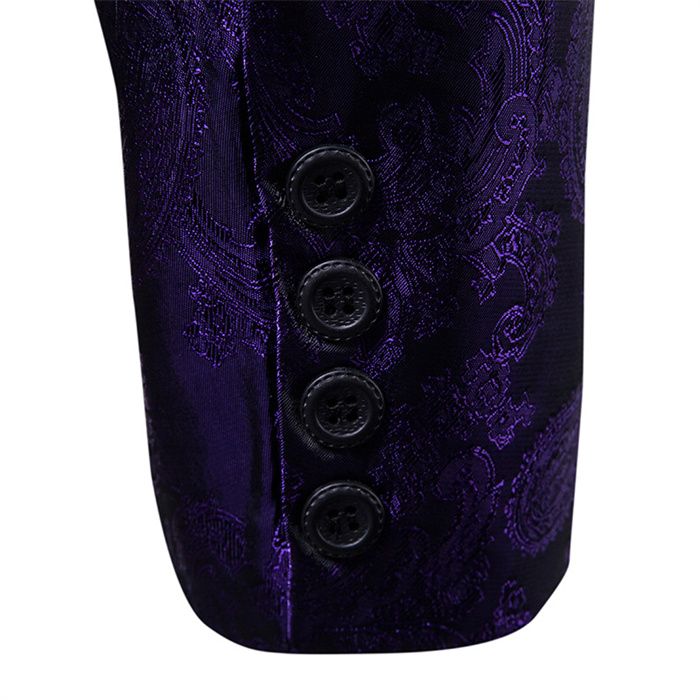 Sacou de costum Jacquard pentru bărbați, stil britanic, negru, alb, bleumarin, la modă, bărbați, afaceri, nuntă, petrecere, smoking, rochie, blazer, mărime_voghion.com