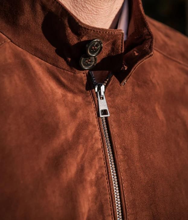 2024 New Casual Fashion Suede Solid Color Jacket Men's Trench Coat_voghion.com