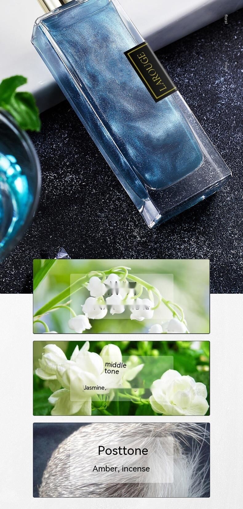 Neue heiße helle Mühle Huixiangfang Netzwerk Rot Blau Windspiel Lady Flow Jinsha anhaltender Duft Blumen- und Fruchtparfüm_voghion.com