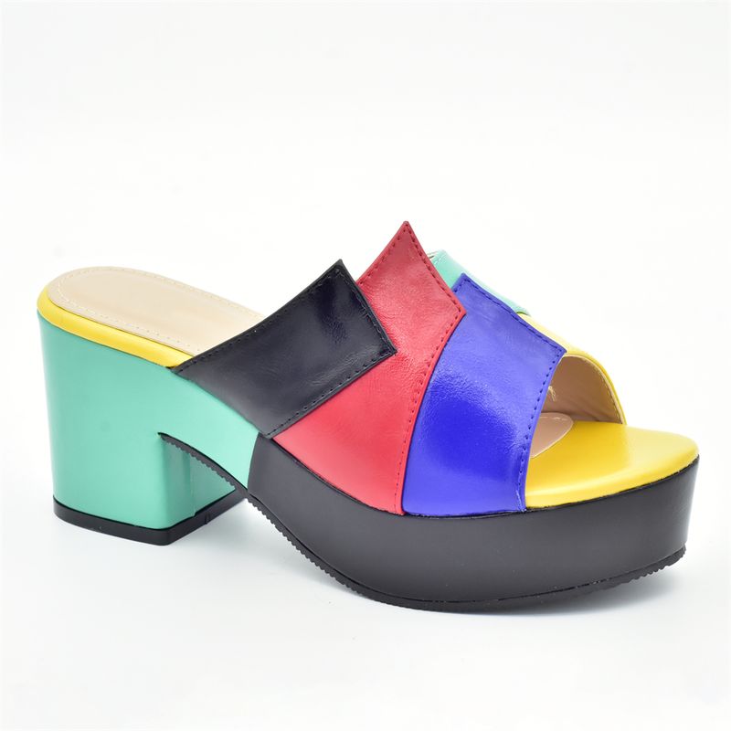 Italian Design Wedges For Women Platform Shoes High Heels Strong Heel Pumps Lady Wedge Sandals_voghion.com
