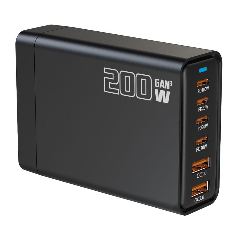 syct 200W Gallium Nitride Multi-Port PD100w Charging Universal Multi-Function Fast Charger For DJI Drones_voghion.com