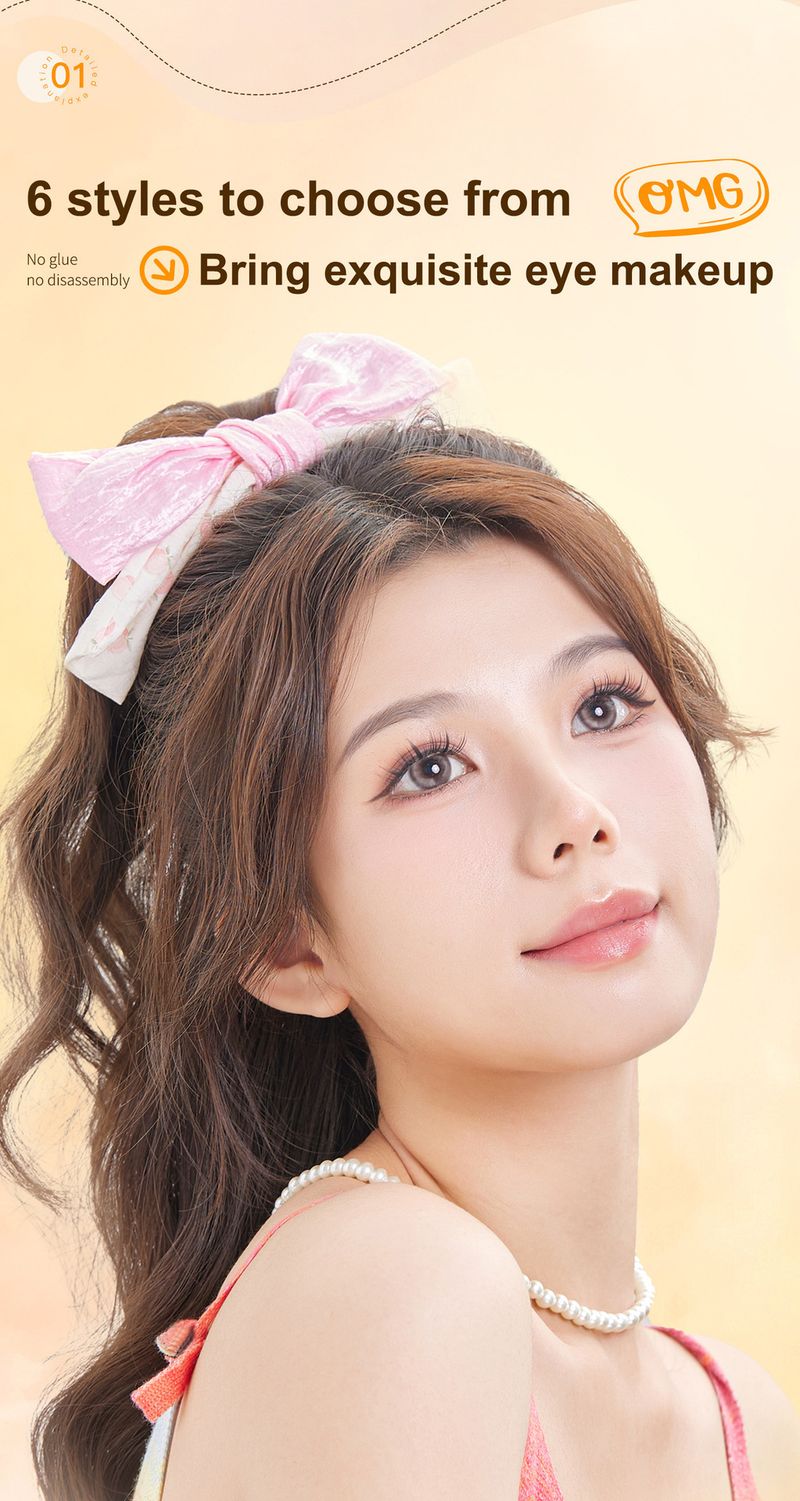 Beauty & Health False Eyelashes False Eyelashes Without Glue Full English Eyelashes Beauty Tools Makeup_voghion.com