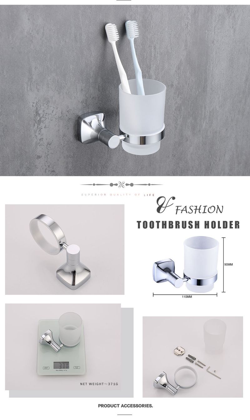 Chrome bathroom towel rack towel bar single rod bathroom storage rack hanging rack bathroom light luxury style towel rack_voghion.com