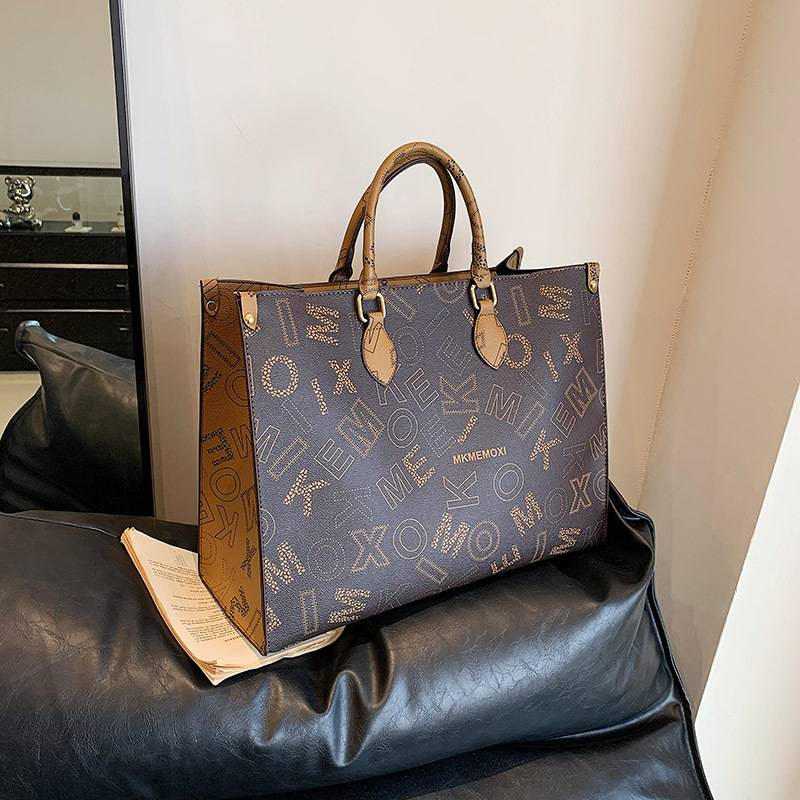 Liicht Luxus Senior Sense Dammetasch Nei Moud Atmosphär Grouss Kapazitéit Presbyterian Tote Bag Handtasch Pendler Dammetasch_voghion.com