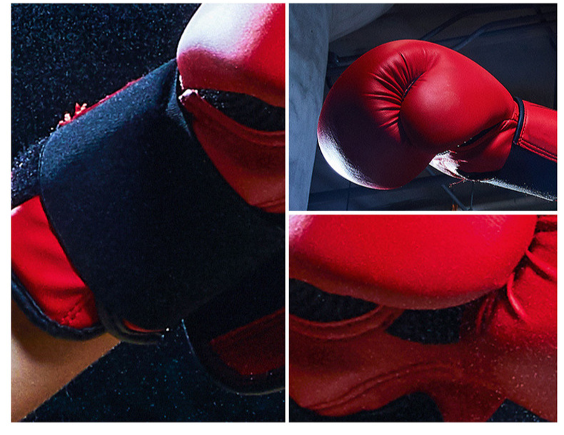PU nyrkkeilyhanskat Combat Taekwondo käsisuojakäsineet aikuisille ja lapsille taistelunyrkkeilyhanskat_voghion.com