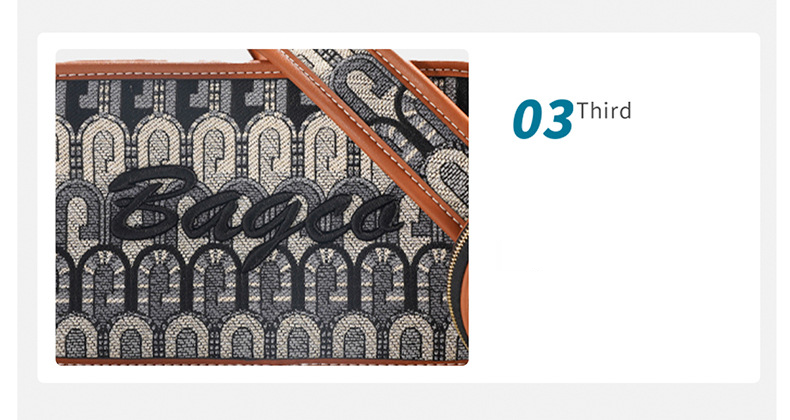 G-Pattern Jacquard Camera Bag - Vintage Style Crossbody Bag For DSLR/Smartphone (Adjustable Strap)_voghion.com