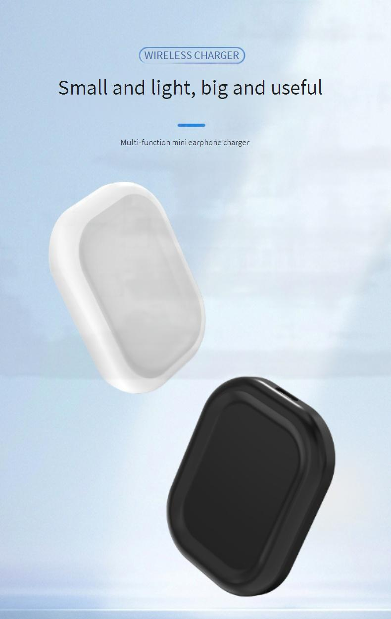 Wireless Charger, Qi-Certified Fast Charging Pad, White Minimalist Design, Compatible With IPhone & Qi-Enabled Devices_voghion.com
