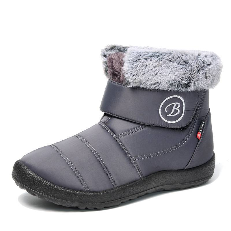 Nuove scarpe alte in cotone per donna, stivali da neve caldi e in pile, scarpe da mamma 2025_voghion.com