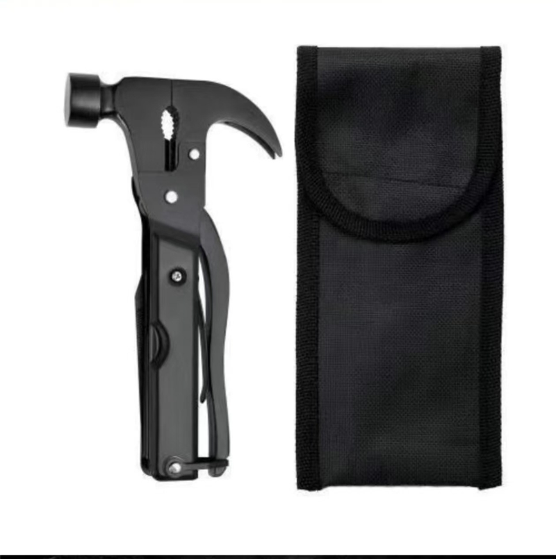 16-in-1 Folding Multi-functional Axe Hammer Emergency Tool Outdoor Camping Multi-purpose Tool_voghion.com