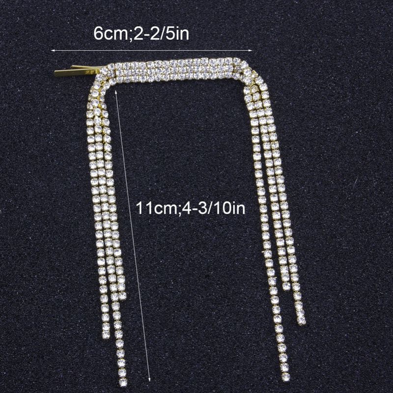 ins Lungo Caldo Nappa Forcina Temperamento Coreano Clip laterale Nuovo Strass Accessori per Capelli Fermaglio per Capelli_voghion.com
