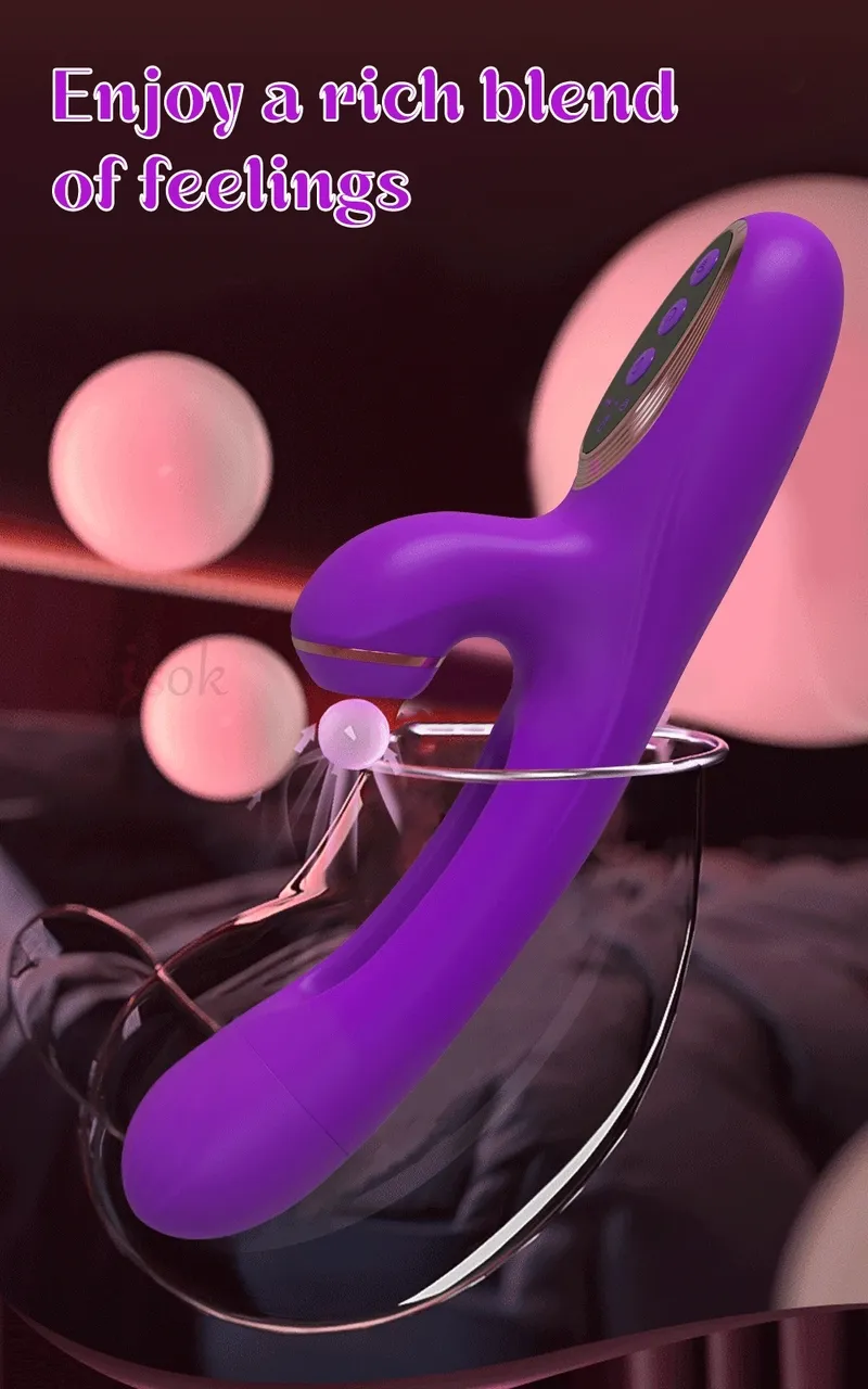 Vibratore 3 in 1 con suzione e tocco, dildo, giocattoli sessuali per donne e adulti, vibratori a vibrazione, clitoride e capezzolo_voghion.com