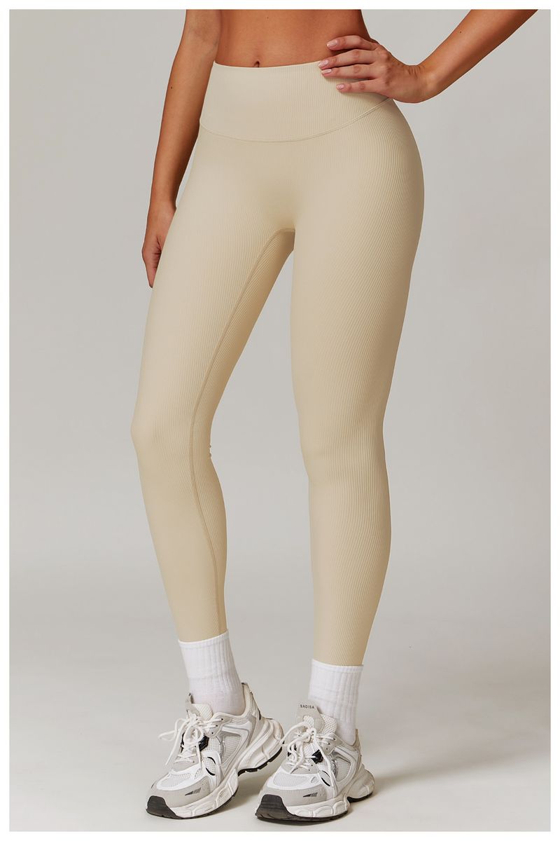 (two pieces)Zechuang Threaded Hip Lifting High Waist Yoga Outer Wear, Tight Fit Sports Abdominal Compression, Speed Drying Running_voghion.com