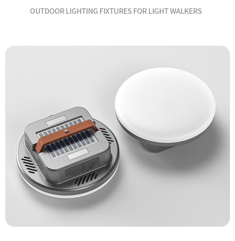 Camping Light Solar Charging With Magnetic Suction Multi-Function Long Battery Life High Brightness Tent Lighting For_voghion.com