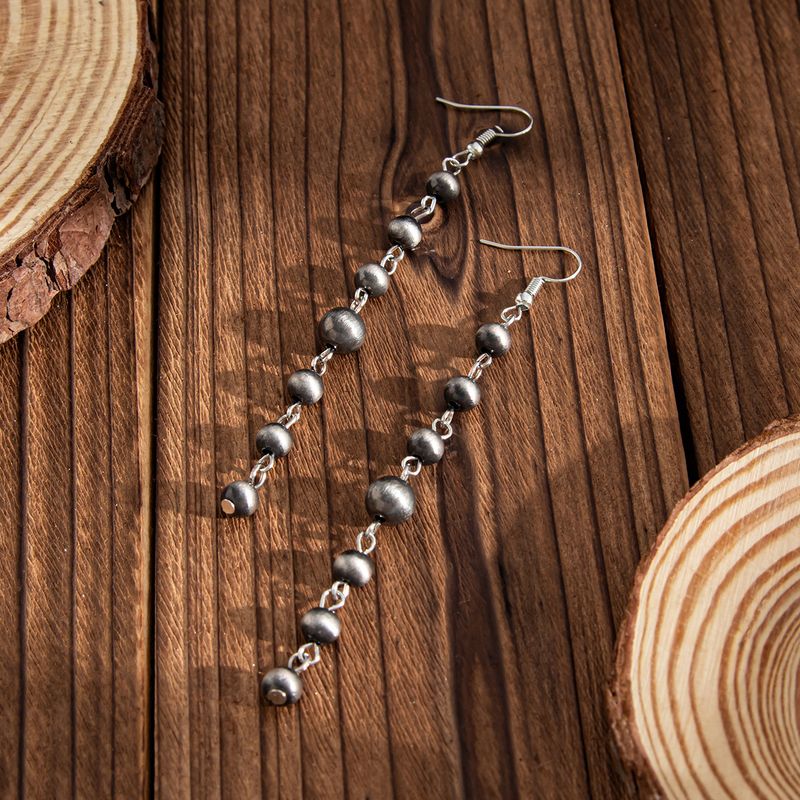 Ethnic Style Ancient Siras Earrings New, Retro Tassel CCB Beaded Earrings_voghion.com
