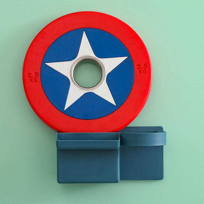 Porta asciugacapelli da parete per bagno, 3 pezzi, resistente all'acqua, organizer per bagno con due fessure, accessori per la casa e la doccia_voghion.com