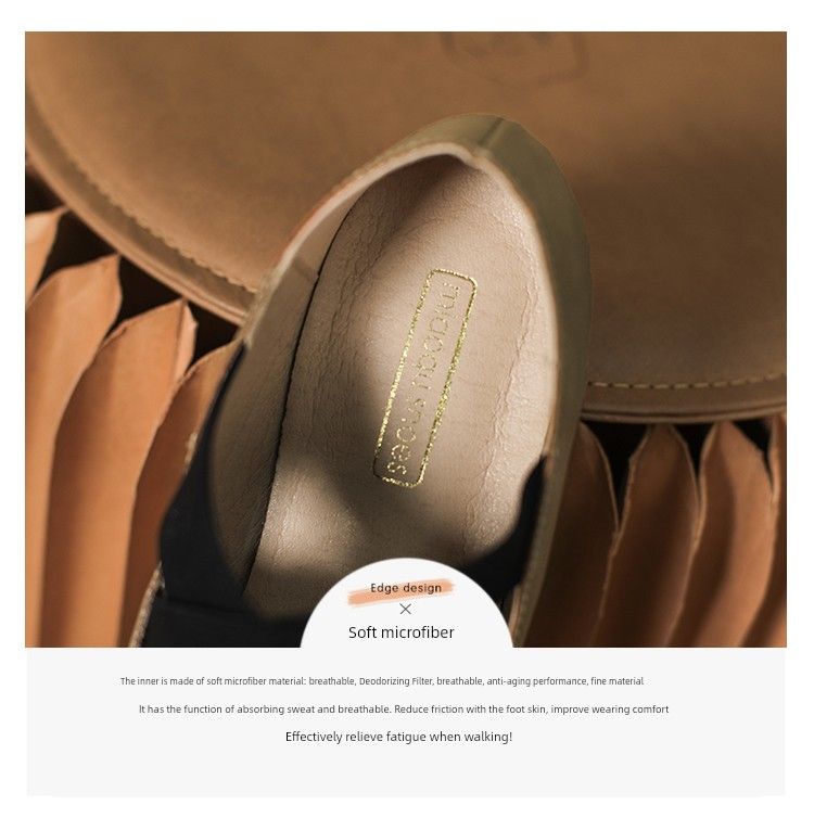 Mary Jane Wear Retro Strap Pig Nose Ballet Shoes_voghion.com