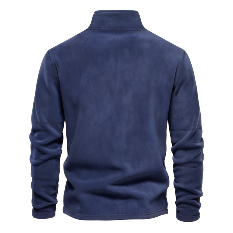 AIOPESONMarke Qualität Verdicken Warme Fleece Jacke für Männer Zipper Neck Pullover herren Sweatshirt Softshell Herren Jacke_voghion.com