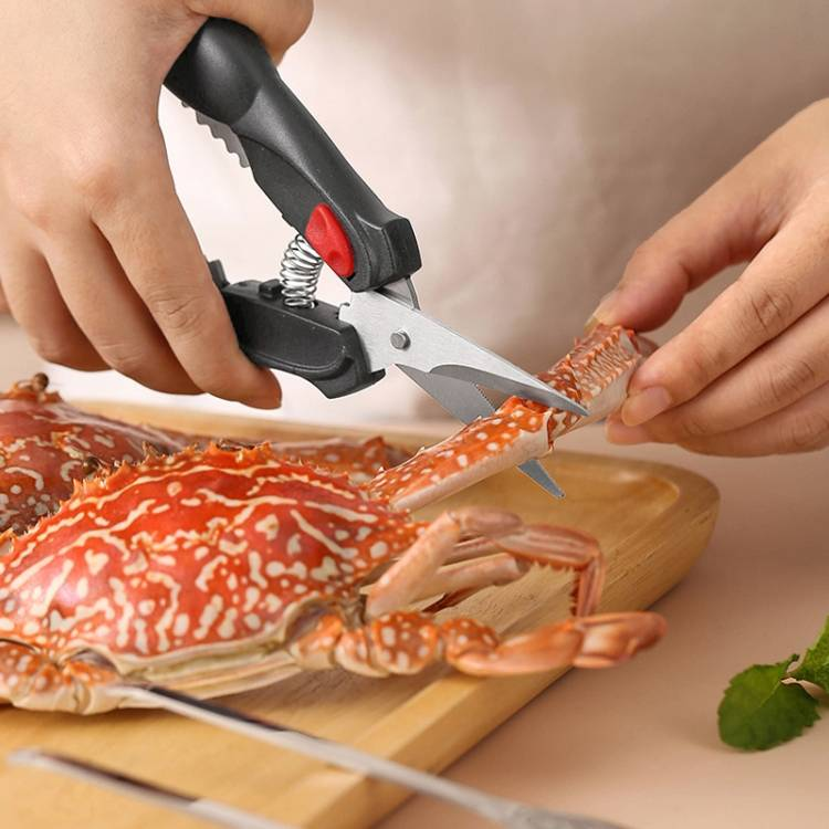 Stainless Steel Crab Eating Tools Home Crab Eating Artifact Scissors_voghion.com