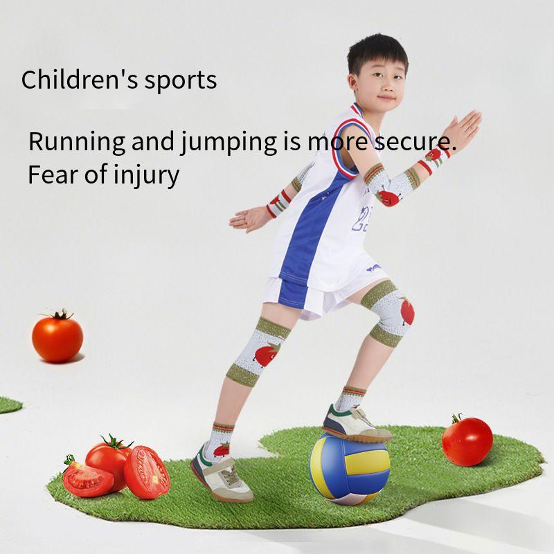 Schutzausrüstungsset für Kinder – Knie- und Ellbogenschützer, Handgelenk- und Knöchelschützer zum Radfahren, Laufen, Fußball, Basketball (mehrfarbige Optionen)_voghion.com