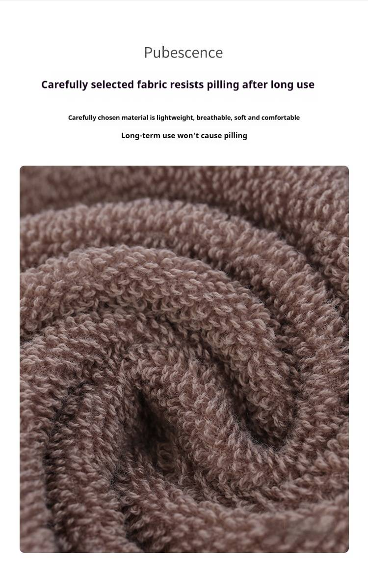 Zestaw ręczników bawełnianych – 32-warstwowe luksusowe ręczniki kąpielowe i do rąk, 34 x 74 cm i 34 x 34 cm, wzór żakardowy i w paski, do hoteli i siłowni (szary/brązowy)_voghion.com