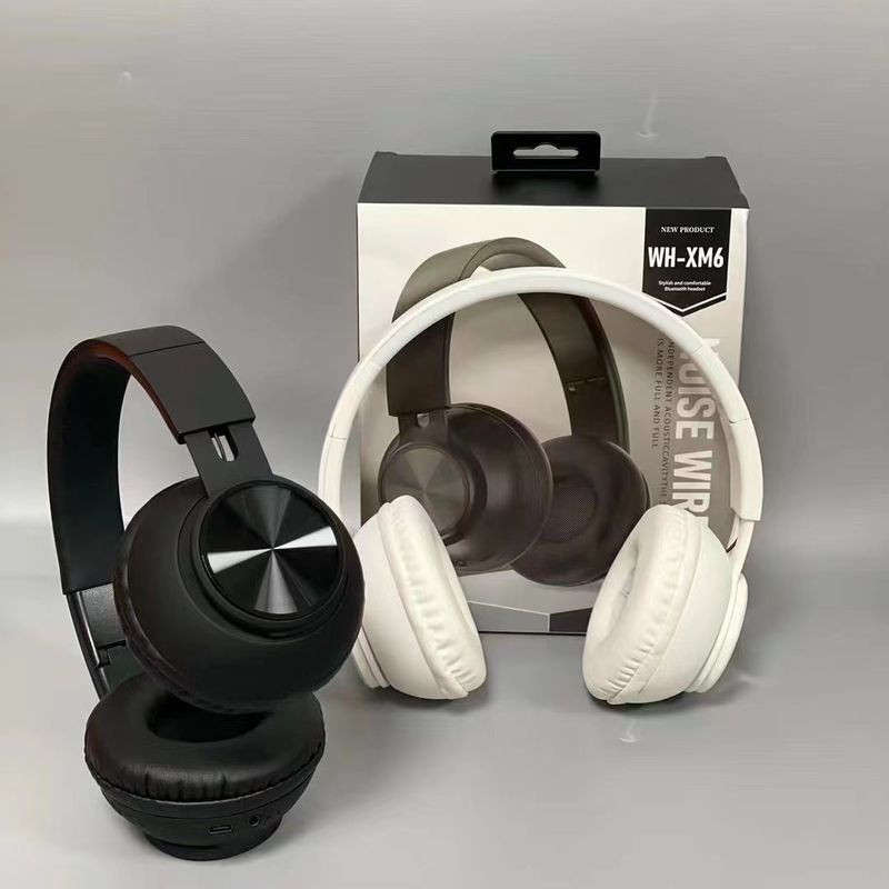 WH-XM6 Headset Bluetooth-Kopfhörer - Drahtlose Stereo-Sportkopfhörer im Kartenformat_voghion.com